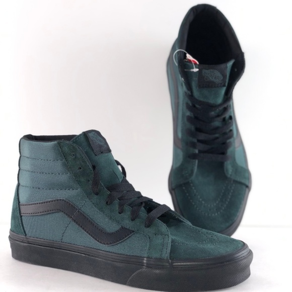 vans sk8 hi metallic twill